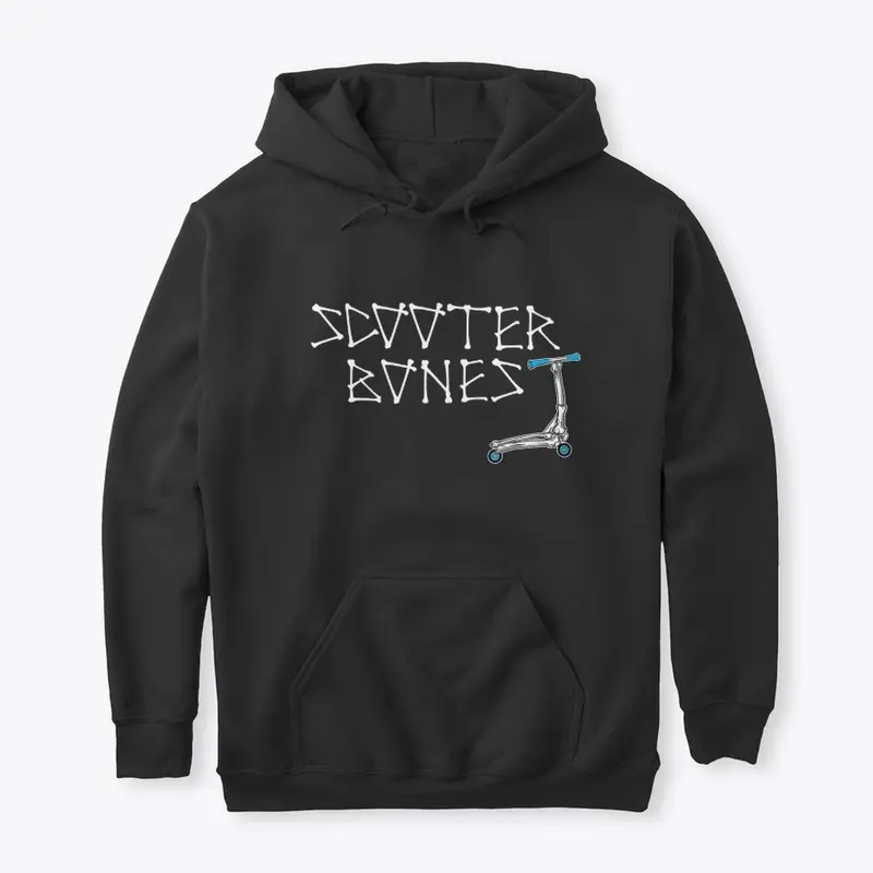 Adult Scooter Bones classic hoodie